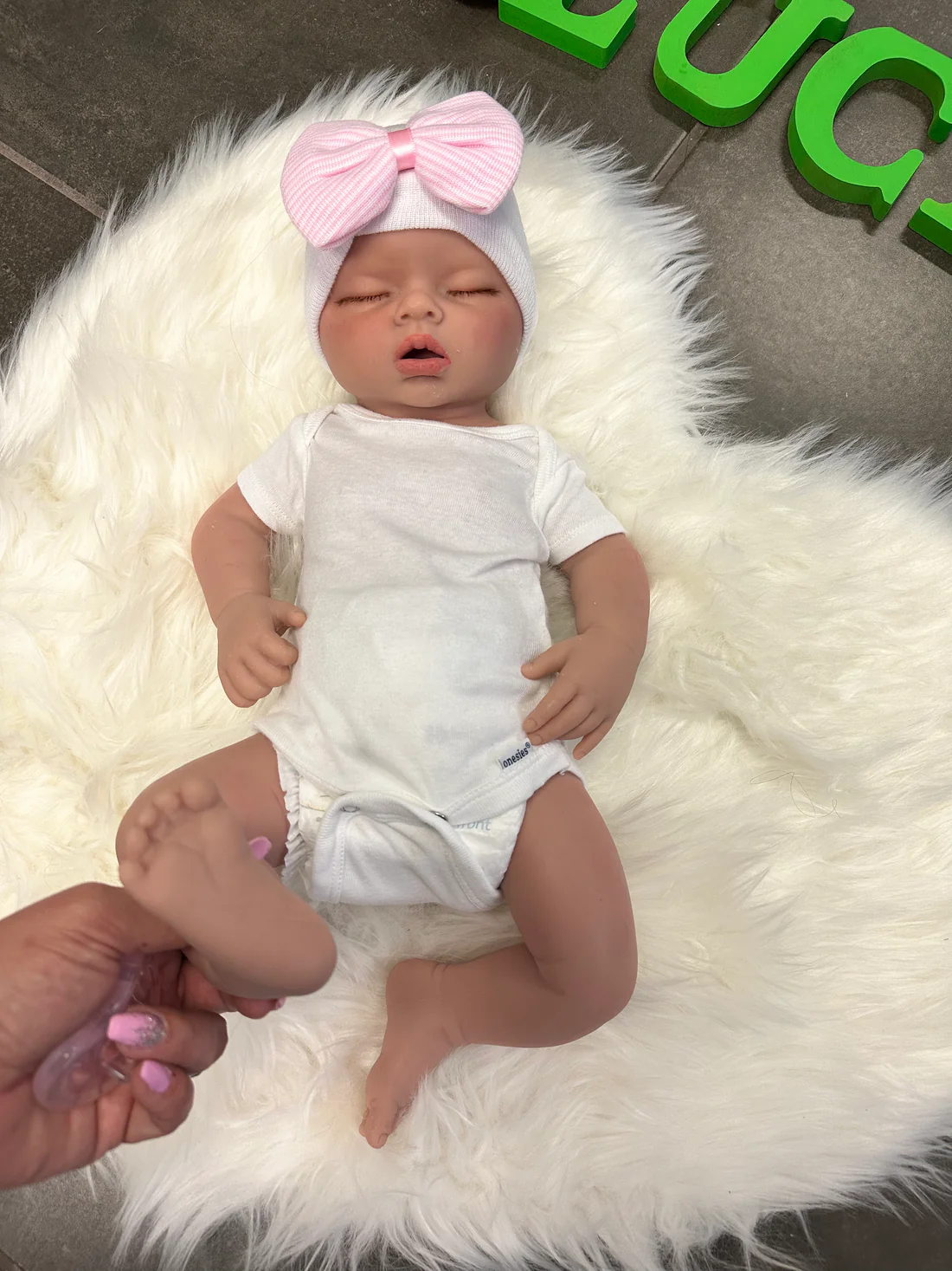 full silicone girl sleeping "emma"