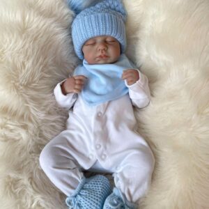 Albie Closed Eyes Reborn Doll