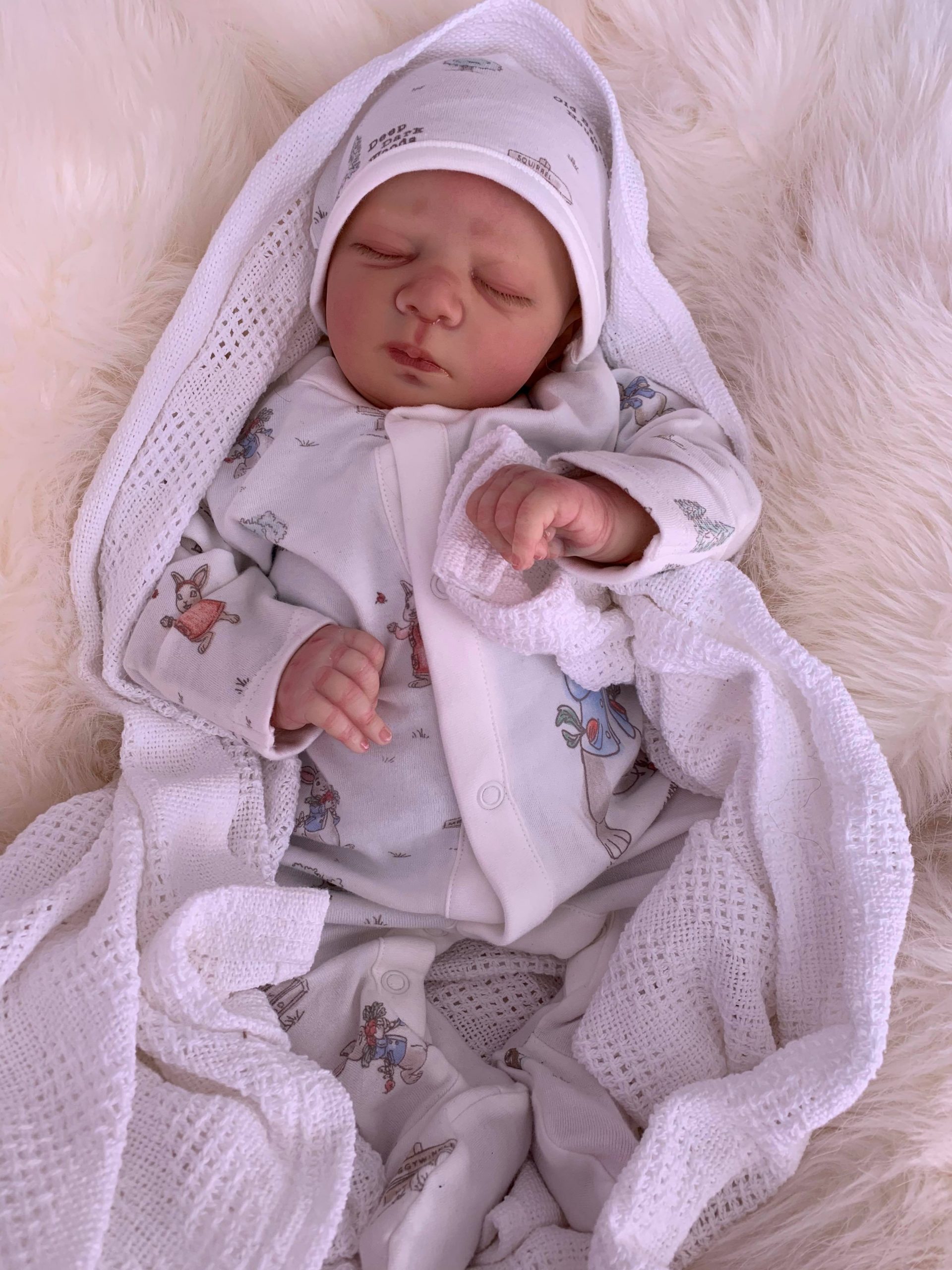 Alex Closed Eyed Reborn Doll