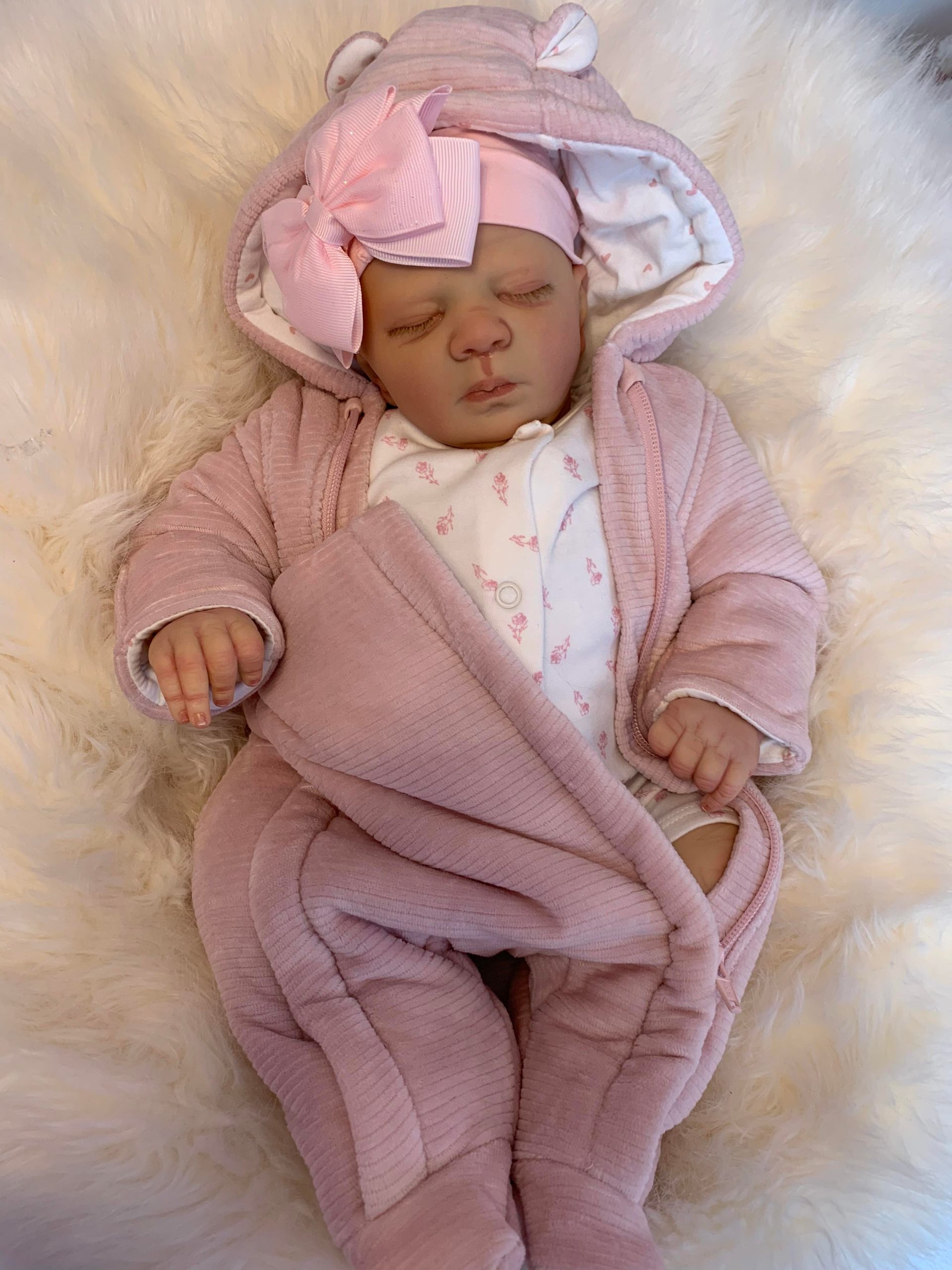 Alexa Closed Eyed Reborn Doll