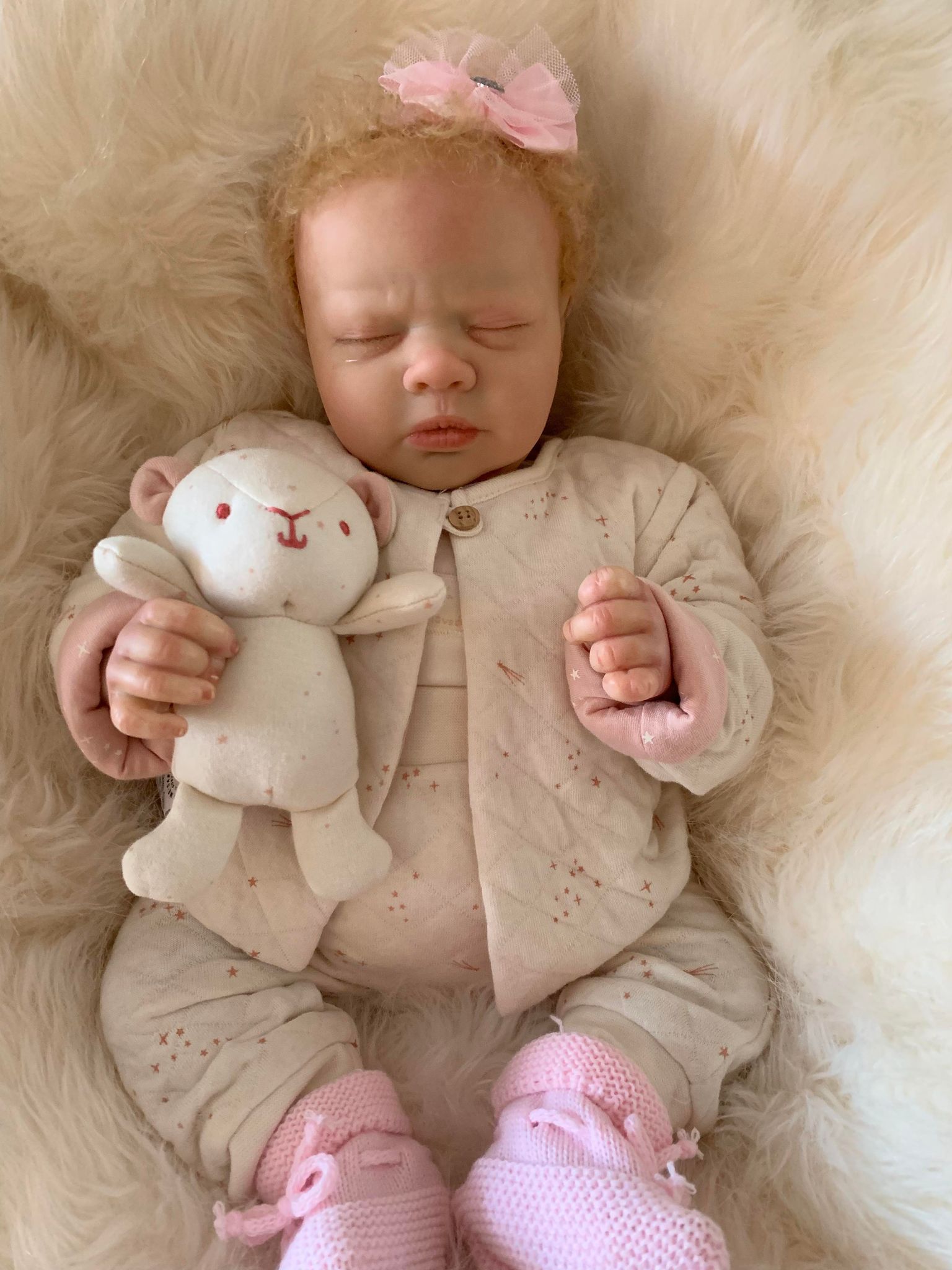 Ana Closed Eyed Reborn Doll