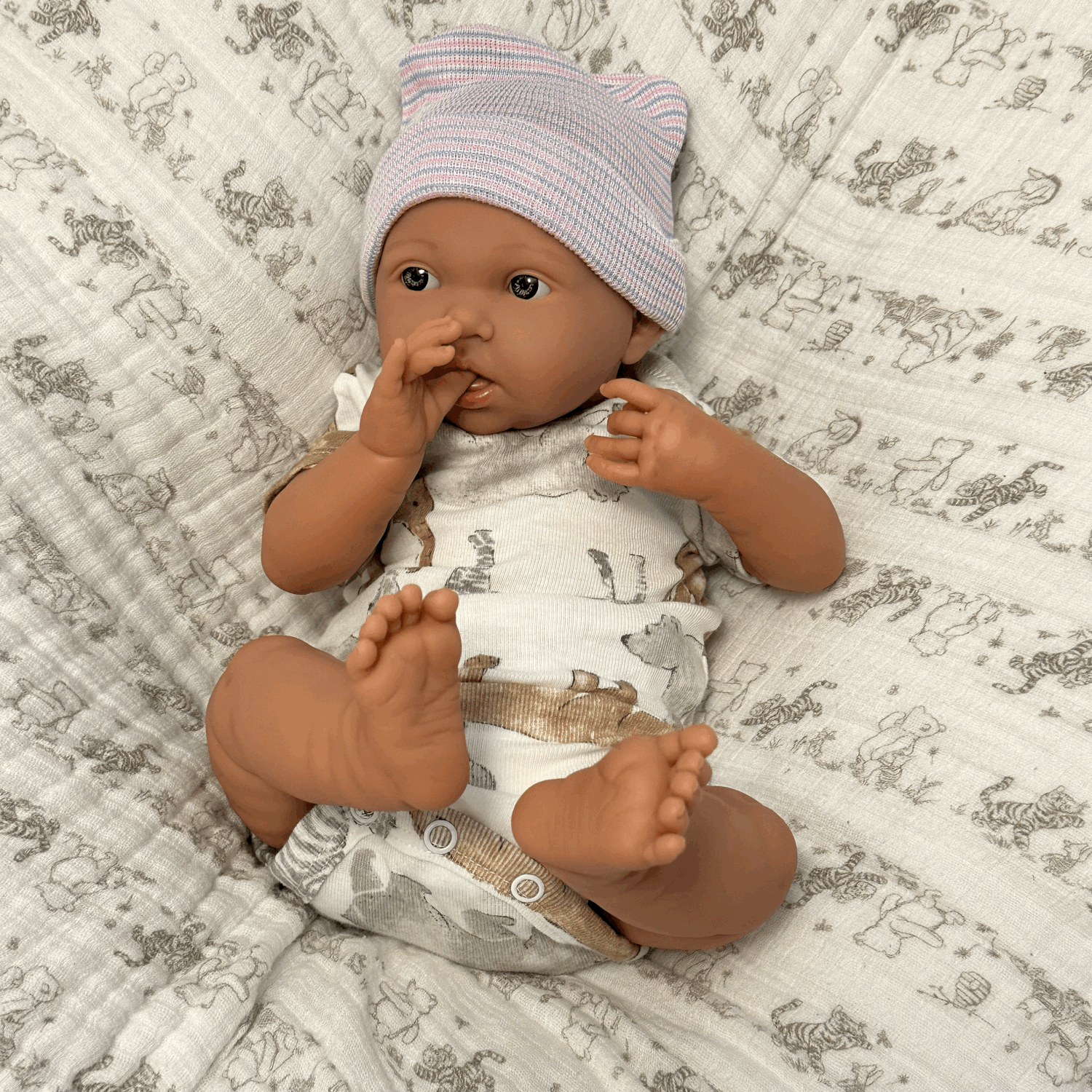 Berenguer Preemie Boy With Anatomically Correct Belly Plate — Toris Reborn Babies