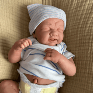 Crying Preemie Boy Partially Reborned Berenguer Doll — Toris Reborn Babies