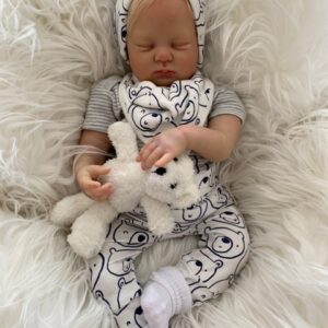 George Closed Eyes Reborn Doll