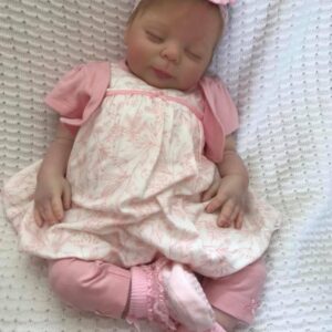Heather Closed Eyes Reborn Doll