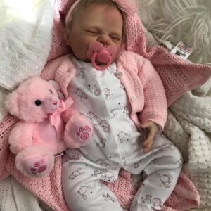 Honey Closed Eyes Reborn Doll