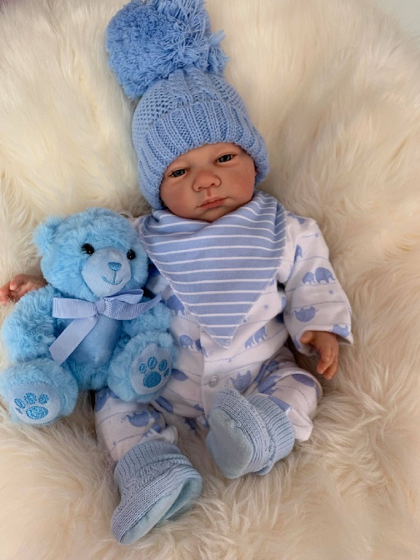 Louis Open Eyed Reborn Doll