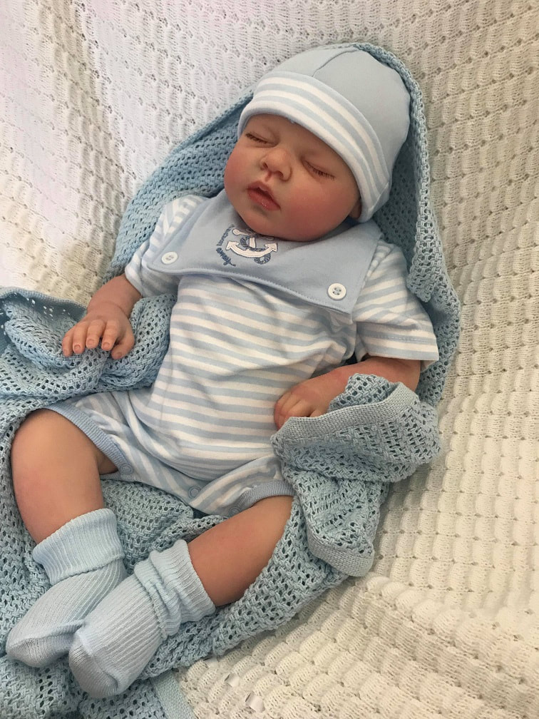Noah Closed Eyes Reborn Doll