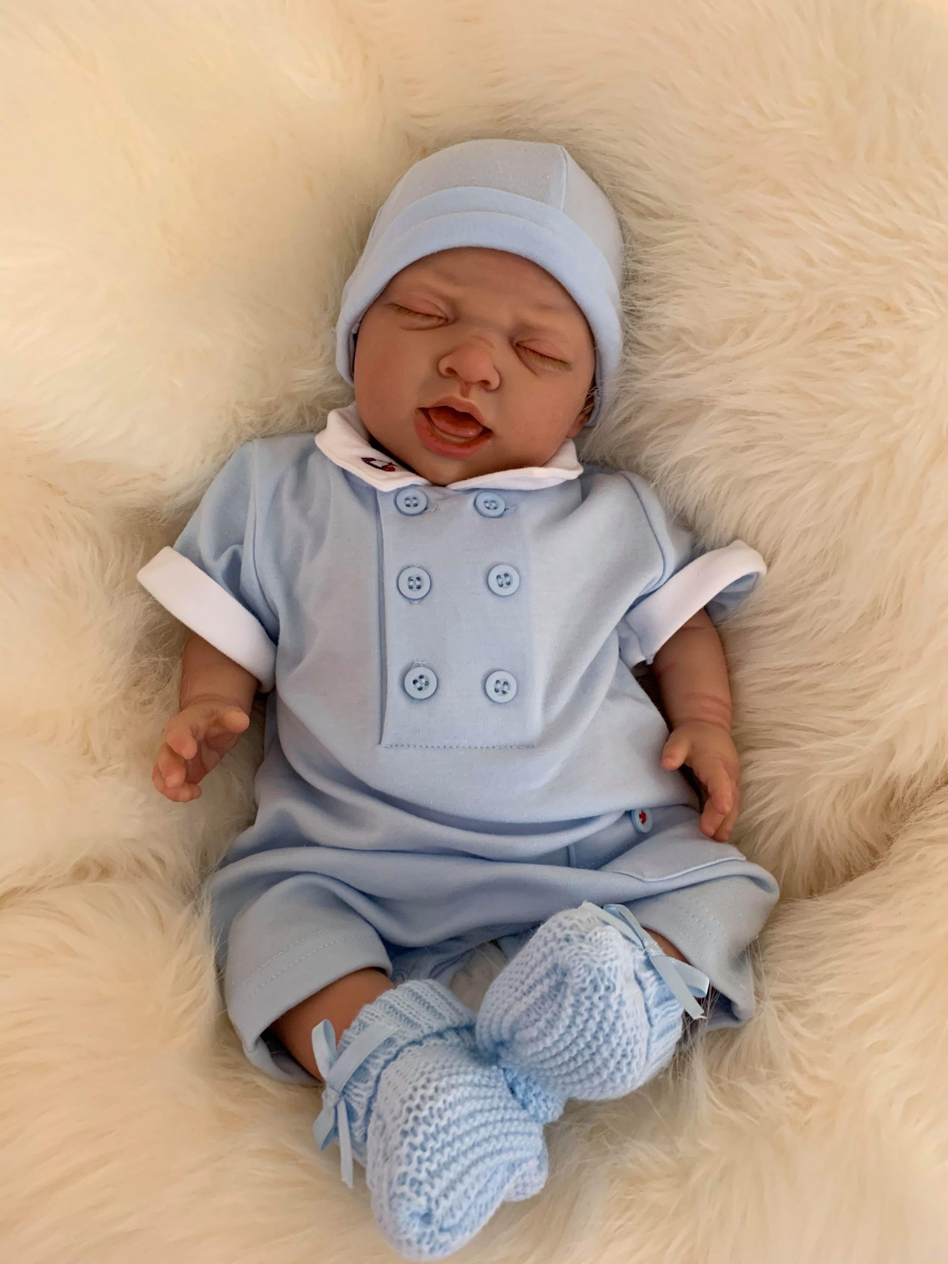 Parker Closed Eyed Reborn Doll