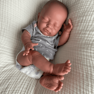 Sleeping Small Newborn Girl Partially Reborned Berenguer Doll — Toris Reborn Babies