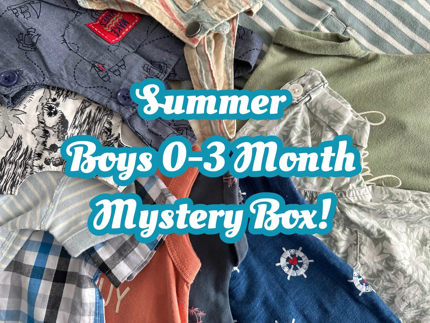 Summer Boys 0-3 Month / 3 Month Mystery Outfits Box! — Toris Reborn Babies