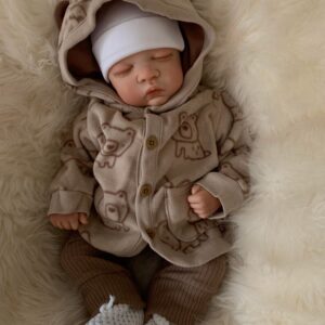 Teddy Closed Eyes Reborn Doll