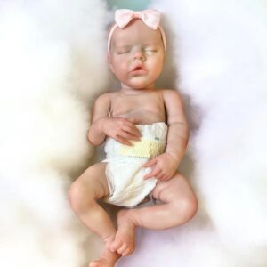 Thea – Full Body Silicone Reborn Baby Doll | Realistic Newborn Girl – Crafted with Care in the UK