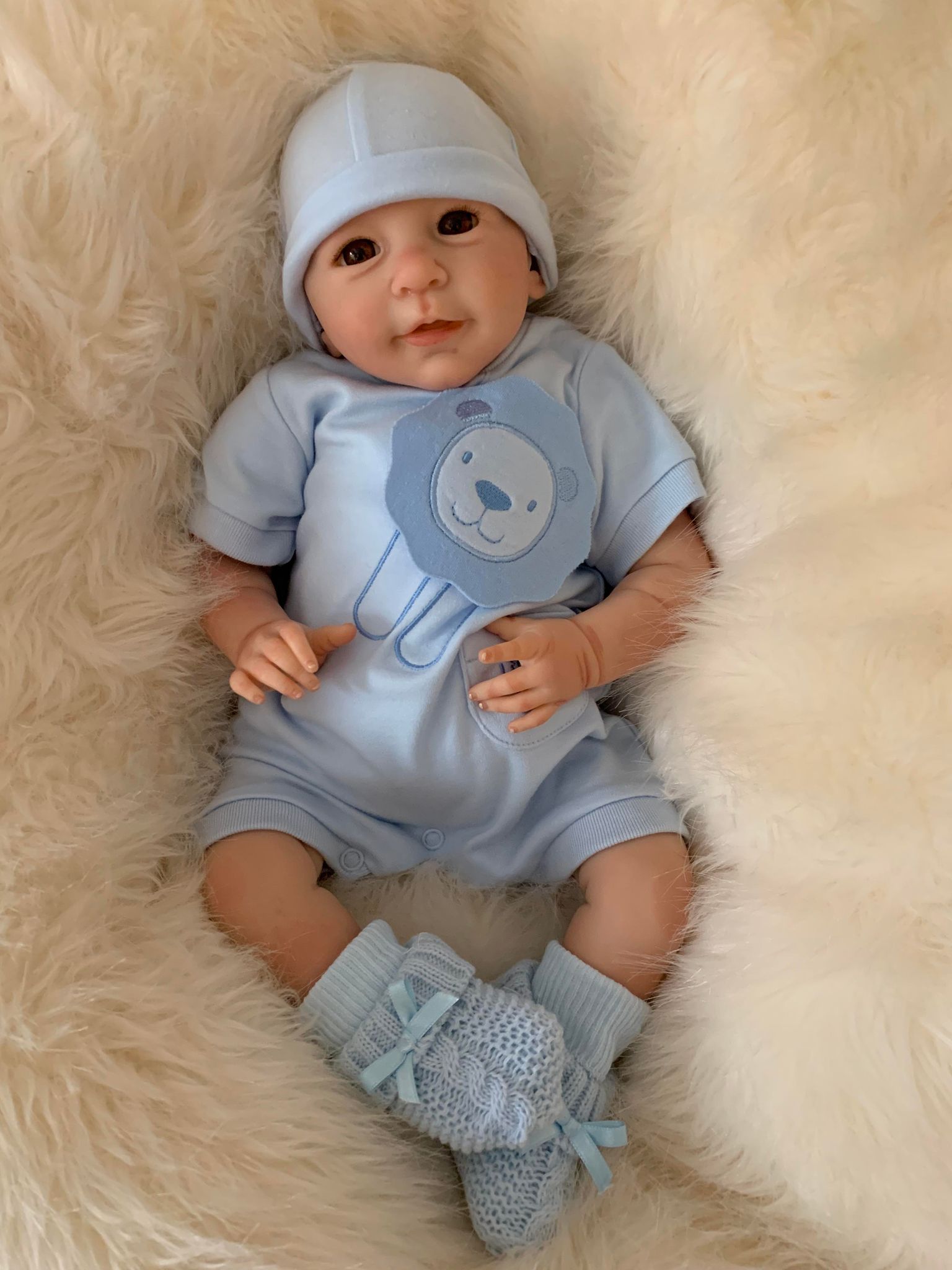 Tim Open Eyes Reborn Doll