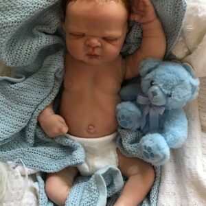 Toby Closed Eyes Full Bodied Reborn Doll